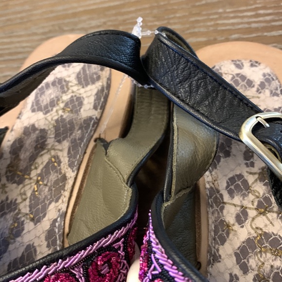 Anthropologie Meyer Kakalia sandals size 37 new without box embellished slingbac - Picture 7 of 11